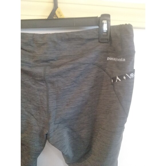 Patagonia Leggings Womens Extra Large Gray Shorts Drawstring Workout - Picture 4 of 7